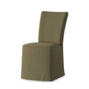 Aurelia Vista Slipcovered Dining Chair - Broadway Olive
