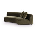 Calista Liam Sectional - Surrey Olive