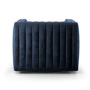 Cassia Swivel Chair - Sapphire Navy