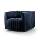 Cassia Swivel Chair - Sapphire Navy