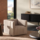 Verity Augustine Swivel Chair - Crypton Nomad Taupe