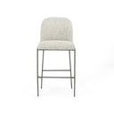 Valentina Astrud Bar Counter Stool - Bar Lyon Pewter