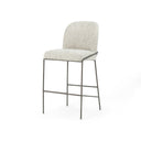 Valentina Astrud Bar Counter Stool - Bar Lyon Pewter