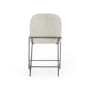 Valentina Astrud Bar Counter Stool - Counter Lyon Pewter