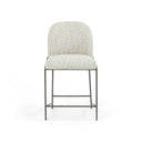 Valentina Astrud Bar Counter Stool - Counter Lyon Pewter