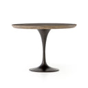 Verity Powell Dining Table - Bright Brass Clad 42