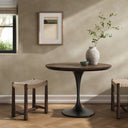 Haven Powell Dining Table - English Brown Oak 42