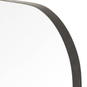 Refined Bellvue Square Mirror - Rustic Black