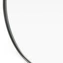 Refined Bellvue Square Mirror - Rustic Black