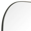 Refined Bellvue Square Mirror - Rustic Black