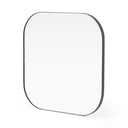 Refined Bellvue Square Mirror - Rustic Black