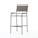 Luxe Wharton Bar Counter Stool - Bar Stool Stonewash Grey
