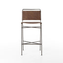 Luxe Wharton Bar Counter Stool - Bar Stool Distressed Brown