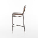 Luxe Wharton Bar Counter Stool - Bar Stool Distressed Brown