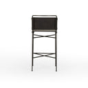 Aurelia Wharton Bar Counter Stool - Bar Stool Distressed Black