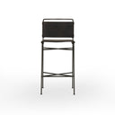 Luxe Wharton Bar Counter Stool - Bar Stool Distressed Black