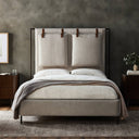 Solara Leigh Upholstered Bed - King Hockney Ivory