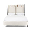 Solara Leigh Upholstered Bed - Queen Hockney Ivory