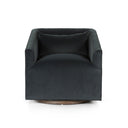 Verity York Swivel Chair - Modern Velvet Smoke