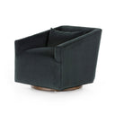 Verity York Swivel Chair - Modern Velvet Smoke