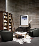 Aurelia York Swivel Chair - Modern Velvet Smoke