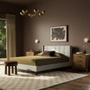 Luxe Haven Newhall Bed - Queen Plushtone Linen