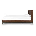 Luxe Haven Newhall Bed - Queen Vintage Tobacco - Pintuck