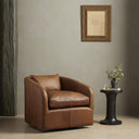 Aveline Topanga Swivel Chair - Heirloom Sienna