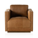 Aveline Kiera Swivel Chair - Palermo Cognac