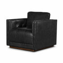 Aveline Kiera Swivel Chair - Sonoma Black