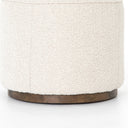 Verity Sinclair Round Ottoman - Knoll Natural