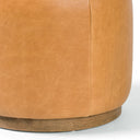 Verity Sinclair Round Ottoman - Palermo Butterscotch