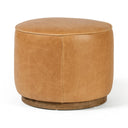 Verity Sinclair Round Ottoman - Palermo Butterscotch