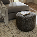 Verity Sinclair Round Ottoman - Ivan Granite