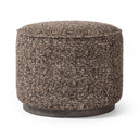 Verity Sinclair Round Ottoman - Ivan Granite