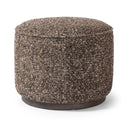 Verity Sinclair Round Ottoman - Ivan Granite