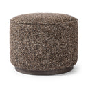 Verity Sinclair Round Ottoman - Ivan Granite