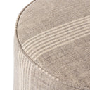 Verity Sinclair Round Ottoman - Manchester Flint