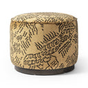 Verity Sinclair Round Ottoman - Balkan Ochre