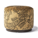Verity Sinclair Round Ottoman - Balkan Ochre