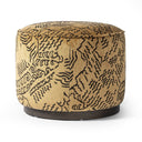 Verity Sinclair Round Ottoman - Balkan Ochre