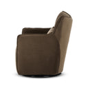 Kimble Swivel Chair - Crypton Henry Coffee