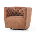 Verity Hanover Swivel Chair - Heirloom Sienna