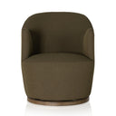 Vesper Aurora Swivel Chair - Fiqa Boucle Olive
