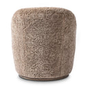 Vesper Aurora Swivel Chair - Taupe Shearling