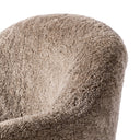 Vesper Aurora Swivel Chair - Taupe Shearling