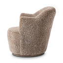 Vesper Aurora Swivel Chair - Taupe Shearling