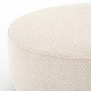 Verity Large Round Ottoman - Knoll Natural