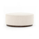 Verity Large Round Ottoman - Knoll Natural