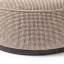 Verity Large Round Ottoman - Barrow Taupe